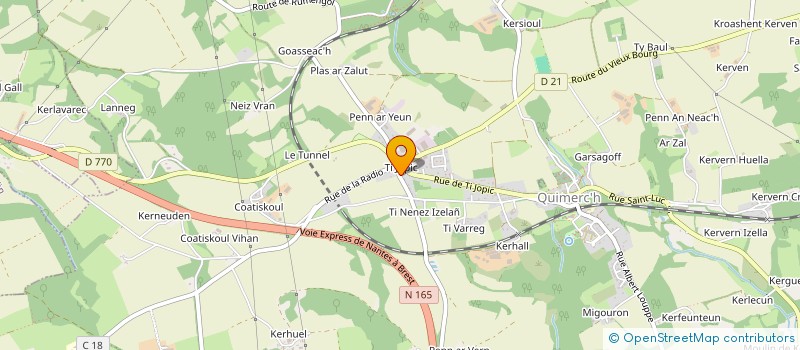 localisation de l'entreprise LYSA  PONT-DE-BUIS-LES-QUIMERCH