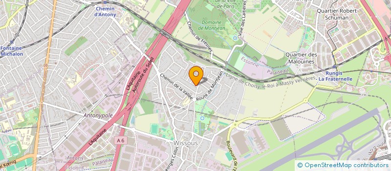 localisation de l'entreprise LYSAAC TAXI  WISSOUS