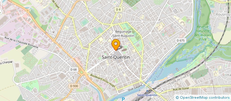 localisation de l'entreprise LYSANDRE à SAINT-QUENTIN