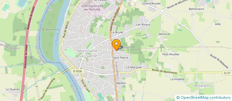 localisation de l'entreprise LYSANDRE HOLDING  TREVOUX