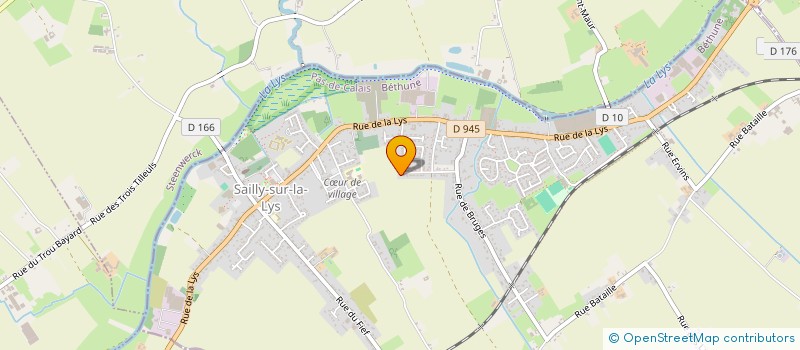 localisation de l'entreprise LYSARIS  SAILLY-SUR-LA-LYS