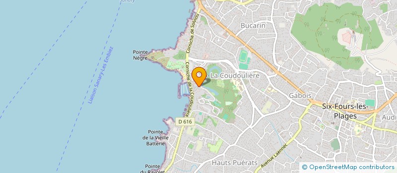localisation de l'entreprise LYSCOM LDA à SIX-FOURS-LES-PLAGES
