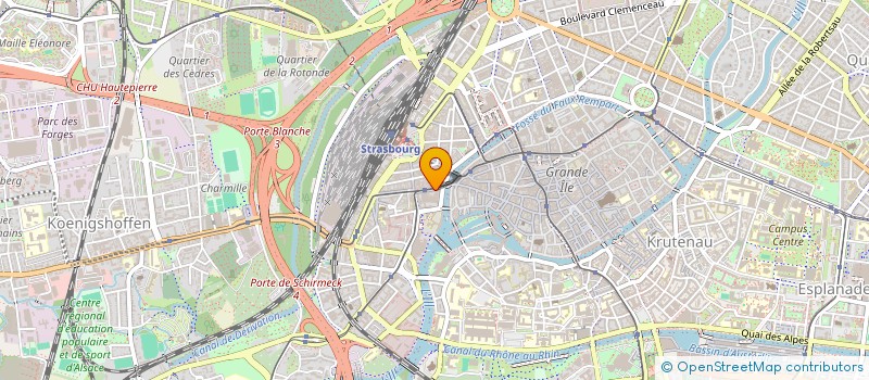 localisation de l'entreprise LYSDOR à STRASBOURG