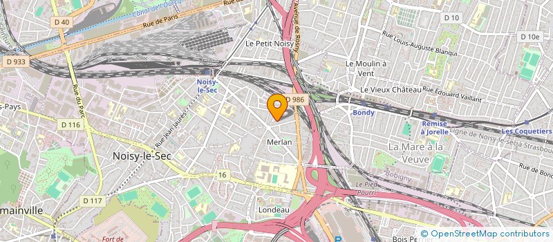 localisation de l'entreprise LYSE CONSEIL à NOISY-LE-SEC