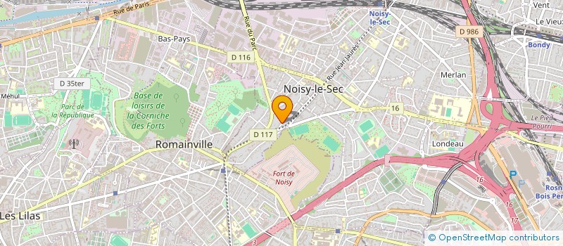 localisation de l'entreprise LYSEA à NOISY-LE-SEC