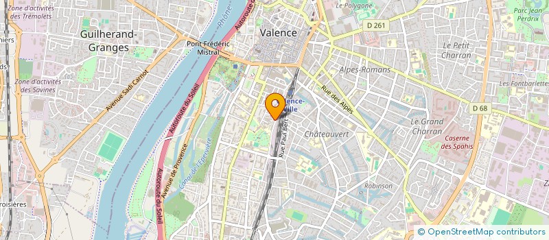 localisation de l'entreprise LYSEA à VALENCE