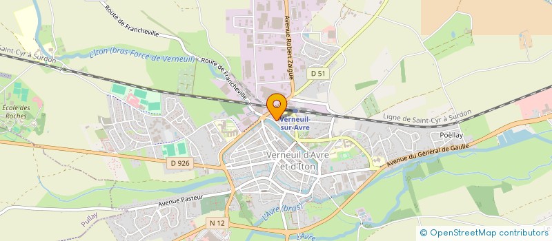 localisation de l'entreprise LYSEMIE  VERNEUIL D'AVRE ET D'ITON