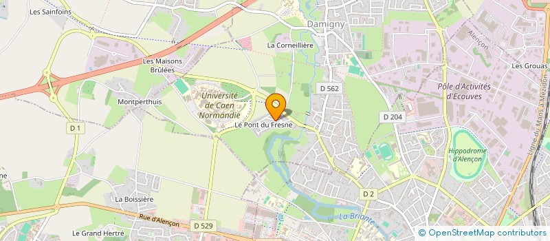 localisation de l'entreprise LYSEPA-INVEST à DAMIGNY