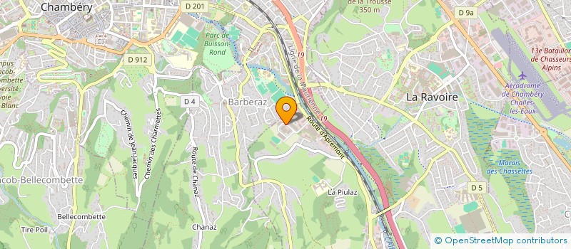 localisation de l'entreprise LYSI à LA RAVOIRE