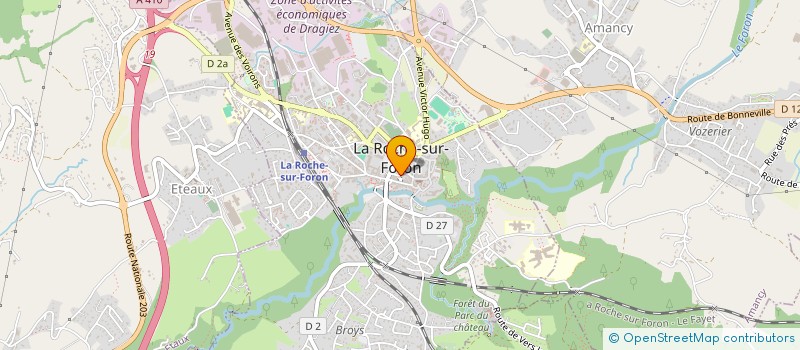 localisation de l'entreprise LYSI  LA ROCHE SUR FORON