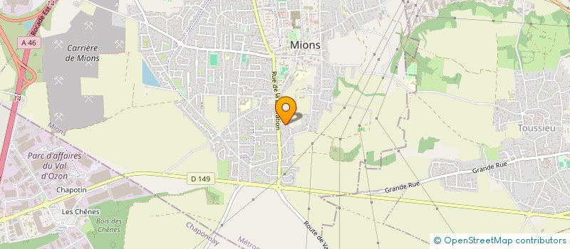 localisation de l'entreprise LYSIA  MIONS