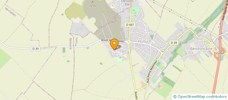 localisation de l'entreprise LYSIE & LES ENFANTS DU KAT6A  HULLUCH