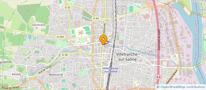 localisation de l'entreprise LYSIE SARL à VILLEFRANCHE-SUR-SAONE