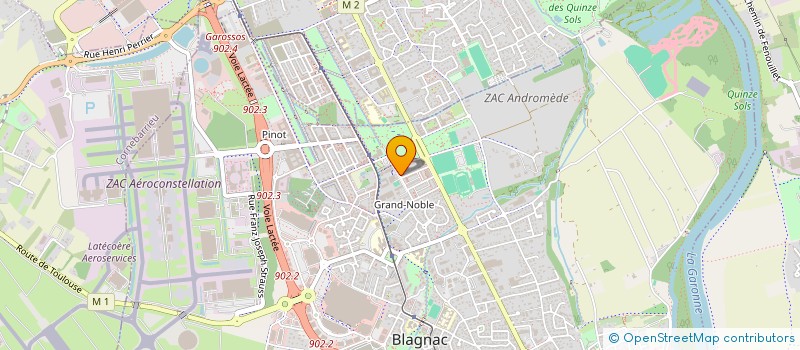 localisation de l'entreprise LYSILABS à BLAGNAC