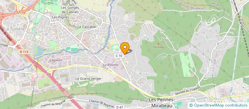 localisation de l'entreprise LYSIMMO à LES PENNES-MIRABEAU
