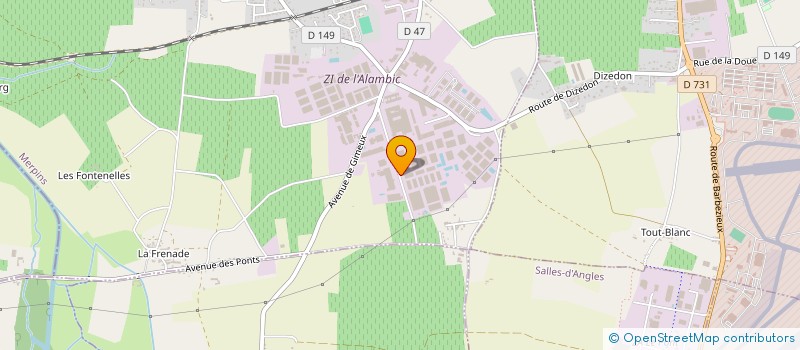 localisation de l'entreprise LYSIPACK  MERPINS