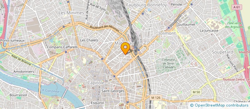 localisation de l'entreprise LYSIS  TOULOUSE