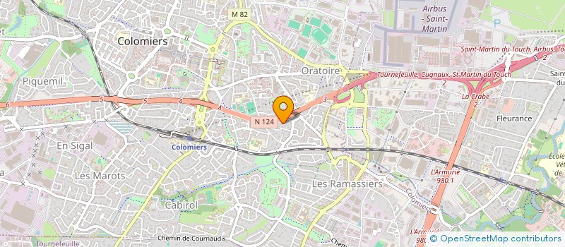 localisation de l'entreprise LYSIS à COLOMIERS