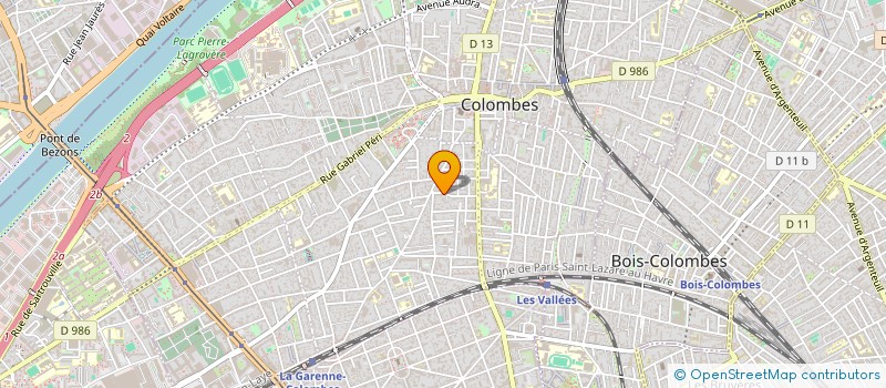 localisation de l'entreprise LYSITEC  COLOMBES