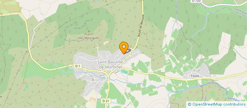 localisation de l'entreprise LYSLO INVEST  SAINT-BAUZILLE-DE-MONTMEL