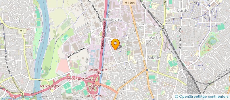 localisation de l'entreprise LYSLOU à TOULOUSE