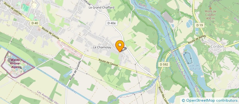 localisation de l'entreprise LYSO  LES AVENIERES VEYRINS-THUELLIN