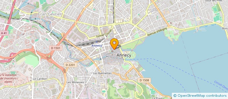 localisation de l'entreprise LYSOR à ANNECY