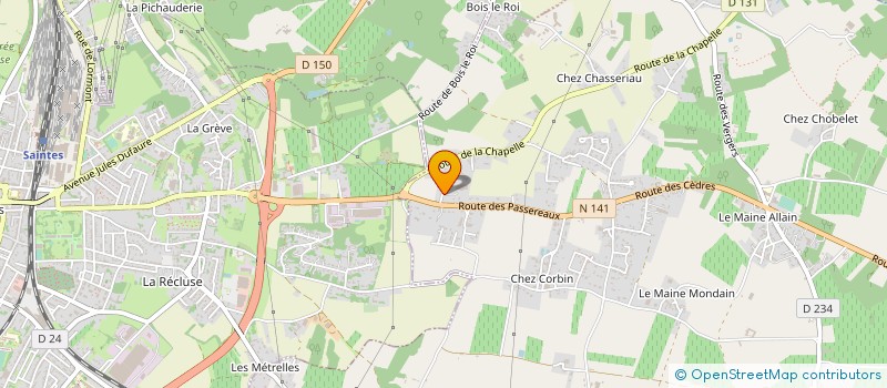 localisation de l'entreprise LYSPACKAGING  CHANIERS