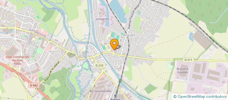 localisation de l'entreprise LYSPORT à ARQUES