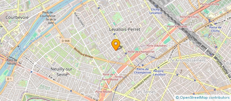 localisation de l'entreprise LYSTERE à LEVALLOIS-PERRET