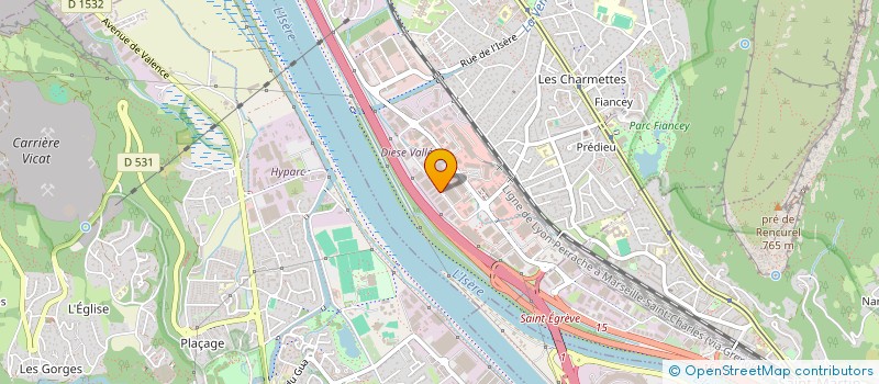 localisation de l'entreprise LYTANA à SAINT-EGREVE