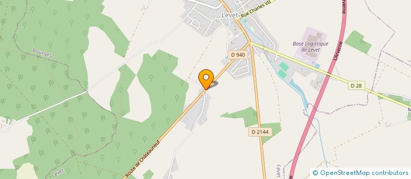 localisation de l'entreprise LYTHENO  LEVET