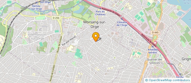 localisation de l'entreprise LYTHERIA  MORSANG-SUR-ORGE