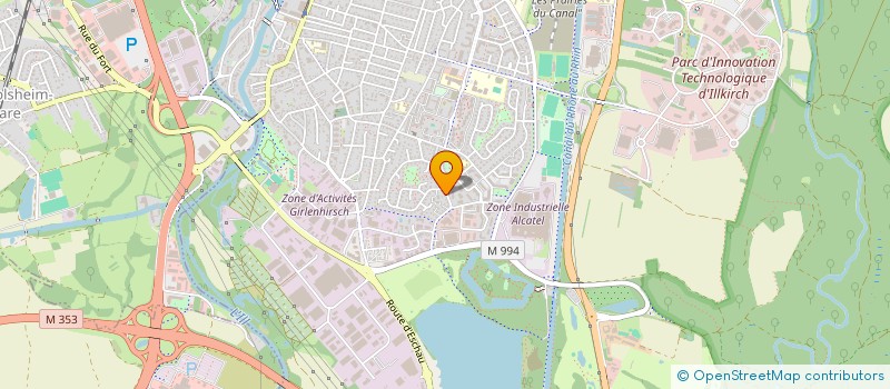 localisation de l'entreprise LYTRI  ILLKIRCH-GRAFFENSTADEN