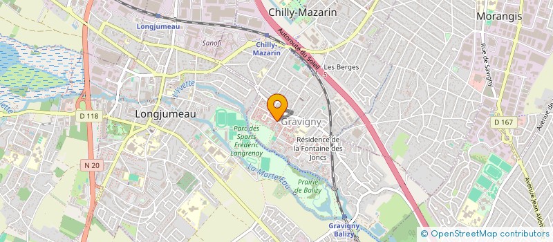 localisation de l'entreprise LYTRUKS à CHILLY-MAZARIN