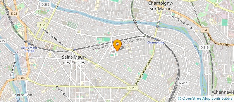 localisation de l'entreprise LYUM à SAINT-MAUR-DES-FOSSES