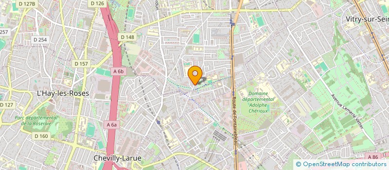 localisation de l'entreprise LYV8 à VILLEJUIF