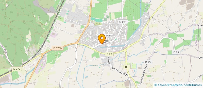 localisation de l'entreprise LYVE JARDINS  GRAVESON