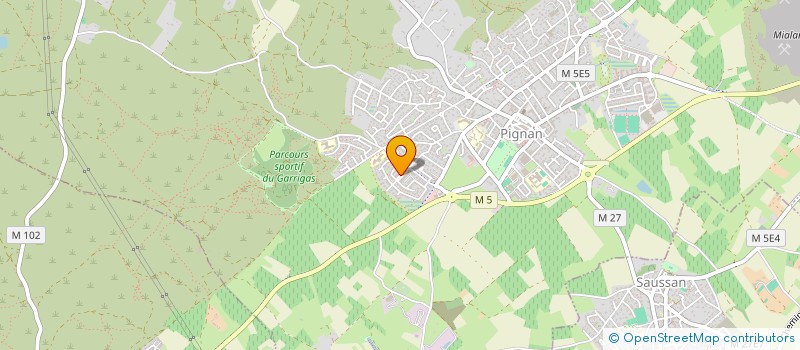 localisation de l'entreprise LYVEL à PIGNAN