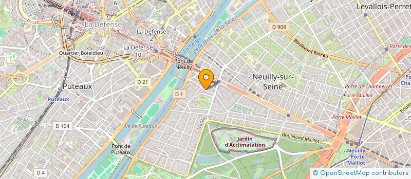 localisation de l'entreprise LYVEN à NEUILLY SUR SEINE