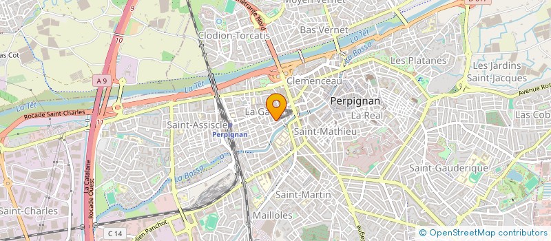 localisation de l'entreprise LYVIA STUDIO  PERPIGNAN