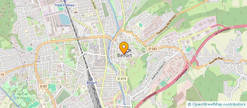 localisation de l'entreprise LYVY  BELFORT
