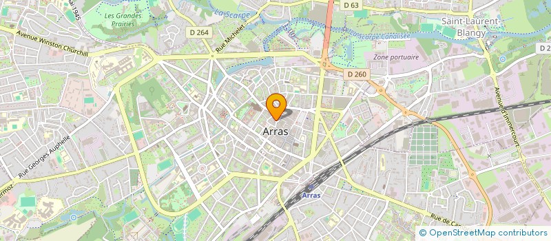 localisation de l'entreprise LYX à ARRAS