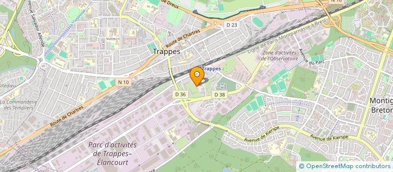 localisation de l'entreprise LYXIA  TRAPPES