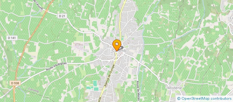 localisation de l'entreprise LYZ'IMMO  CAROMB