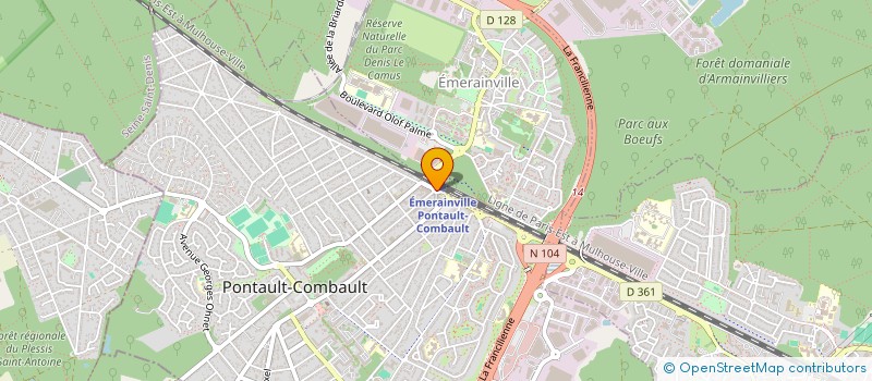 localisation de l'entreprise LYZA à PONTAULT-COMBAULT