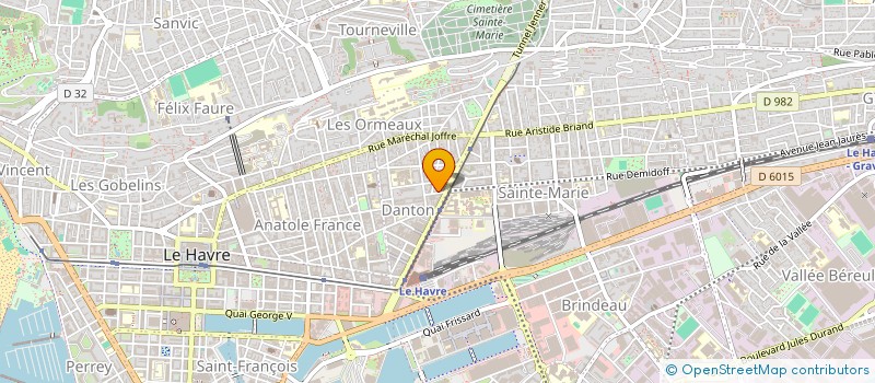 localisation de l'entreprise LYZANA TRANSIT & SERVICES à LE HAVRE