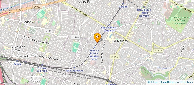 localisation de l'entreprise LYZE CONSULTING  LES PAVILLONS-SOUS-BOIS