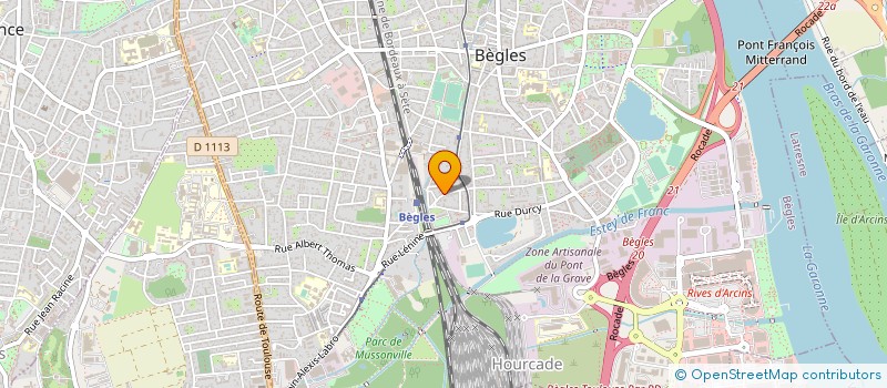 localisation de l'entreprise LYZELAX à BEGLES