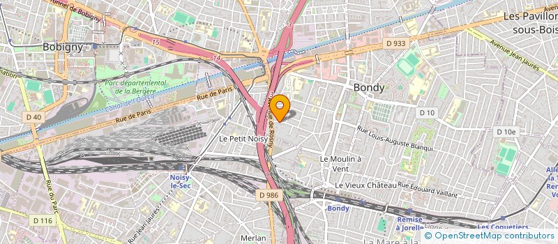 localisation de l'entreprise LZ  BONDY